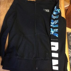 Victoria’s Secret pink zip up hoodie